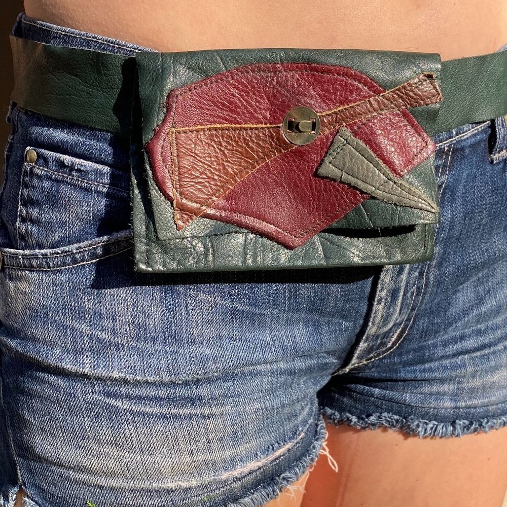 Artisan Leather Belt / Purse